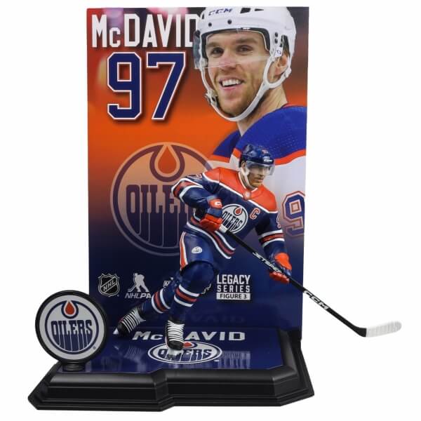 Figurka NHL - Connor McDavid (Edmonton Oilers) - Platinum Edition - modrá
