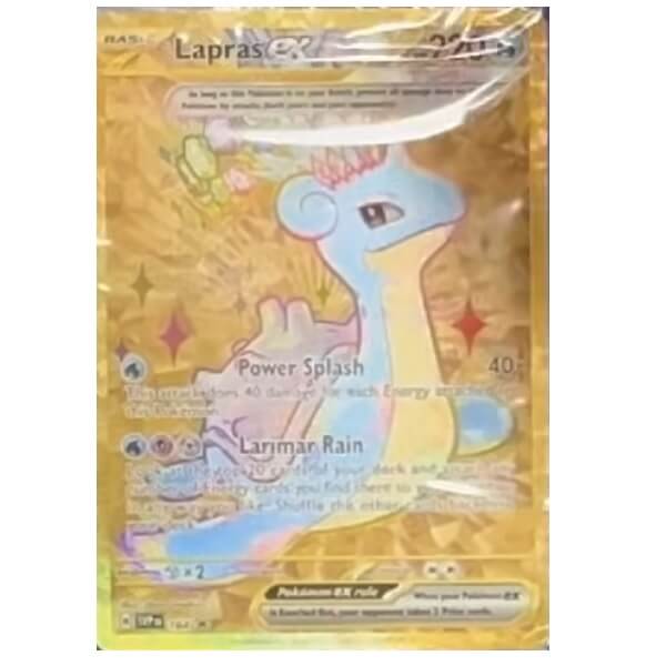Pokémon karta Lapras ex z UPC - Terapagos ex
