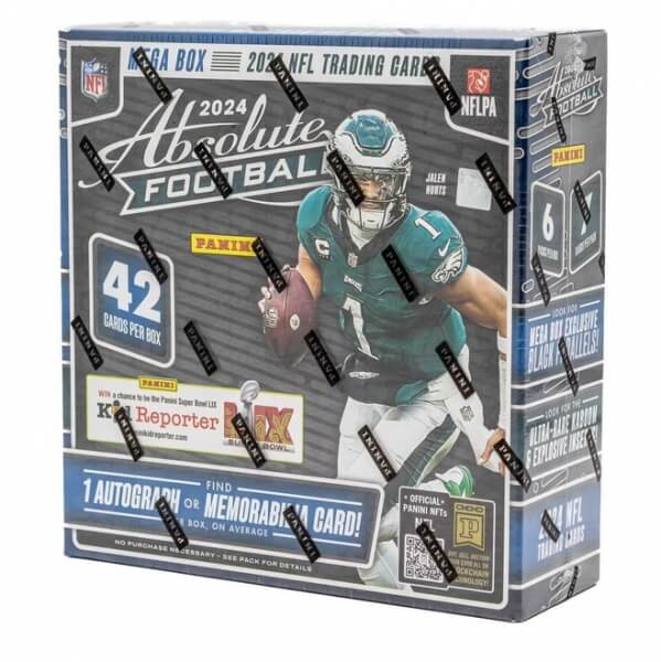 2024 Panini Absolute Football Mega Box - karty amerického fotbalu NFL