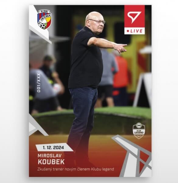 Fotbalová karta Chance Liga 2024-2025 - L-28 Miroslav Koubek