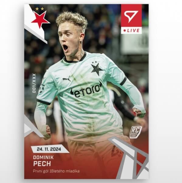 Fotbalová karta Chance Liga 2024-2025 - L-25 Dominik Pech