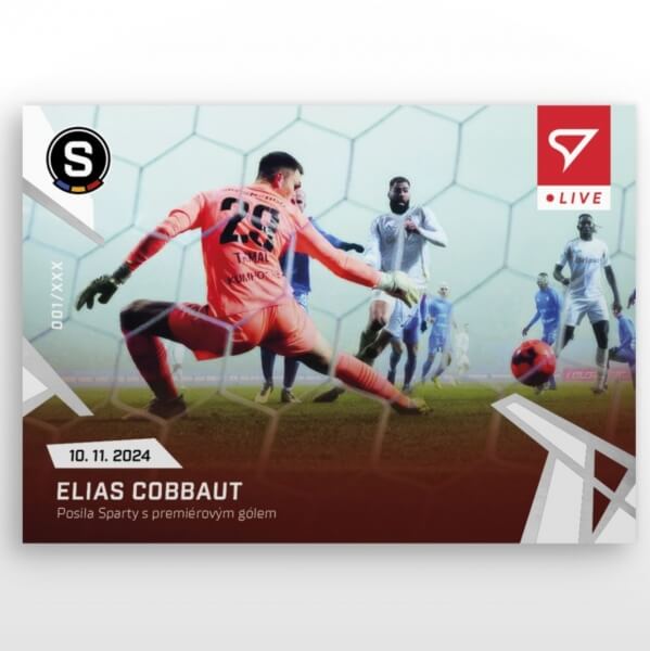 Fotbalová karta Chance Liga 2024-2025 - L-20 Elias Cobbaut