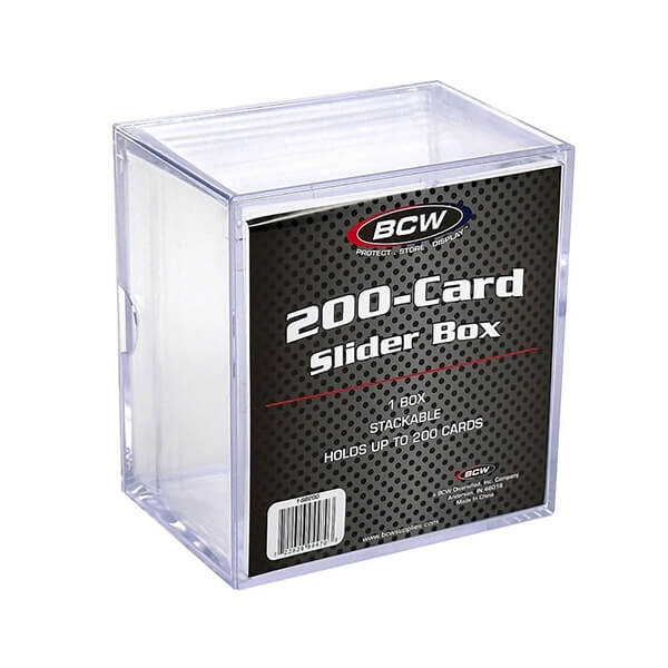 Průhledná krabička BCW na 200 karet (2dílná)