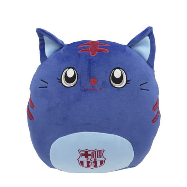 Squishy plyšák FC Barcelona - kočka - 30 cm