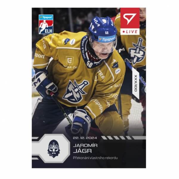 Hokejová karta Live Tipsport 2024-2025 - L-63 Jaromír Jágr