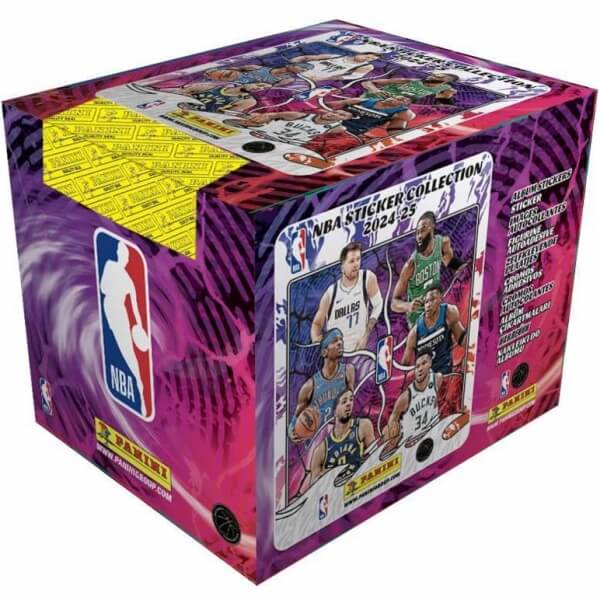 2024-2025 NBA basketbalové samolepky - booster box