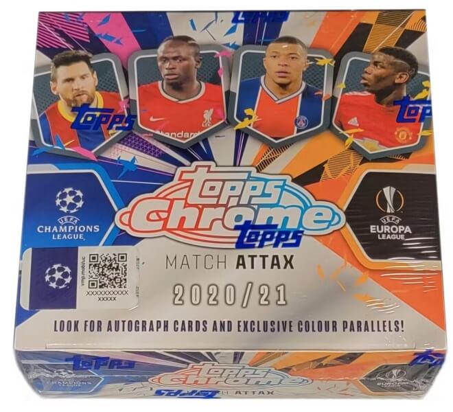 2020-21 Topps Chrome Match Attax Hobby Box