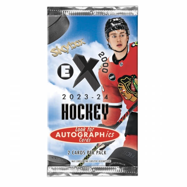 2023-2024 UD NHL Skybox E-X 2000 Hockey Hobby balíček - hokejové karty
