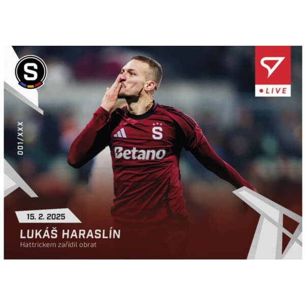 Fotbalová karta Chance Liga 2024-2025 - L-41 Lukáš Haraslín