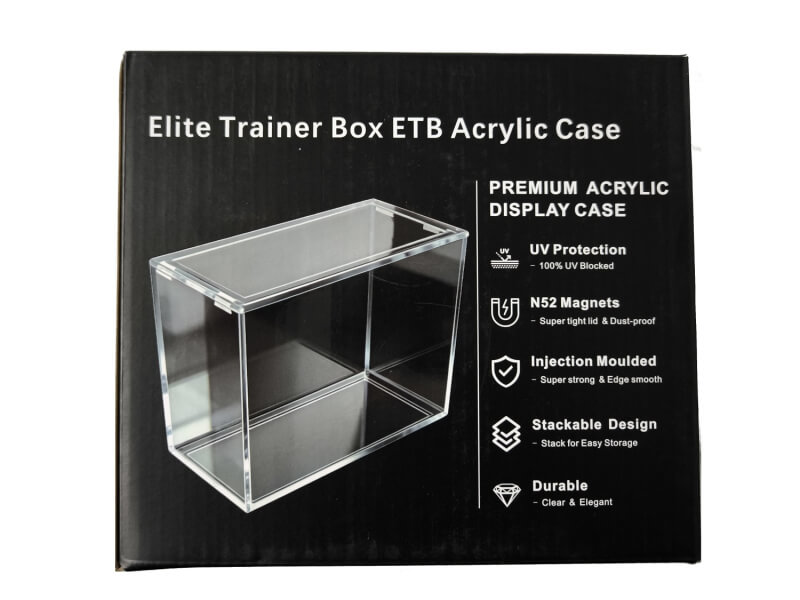 Akrylový box s magnetickým uzavíráním na Pokémon ETB/MTG Bundle