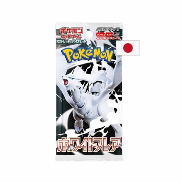 Pokémon Scarlet and Violet White Flare Jumbo Booster - 35 karet - japonsky