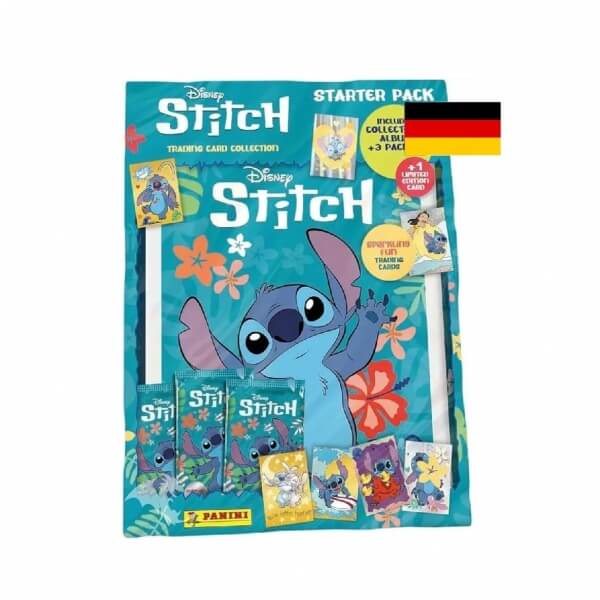 Stitch sběratelské karty - Starter Pack - DE