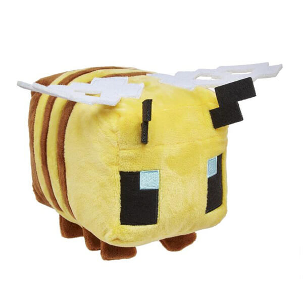 Minecraft plyšák Včela (hladký plyš) - 15 cm
