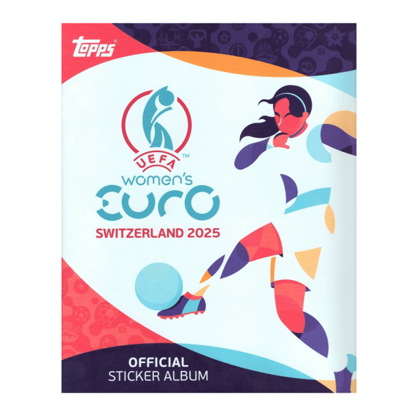 Topps EURO 2025 Women Album na samolepky