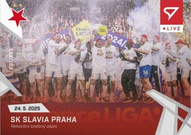 Fotbalová karta Chance Liga 2024-2025 - L-72 SK Slavia Praha