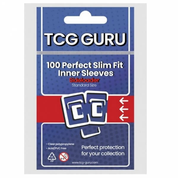 Obaly na karty TCG Guru Perfect Slim Fit Inner Sleeves Clear - 100 ks - Sideloading