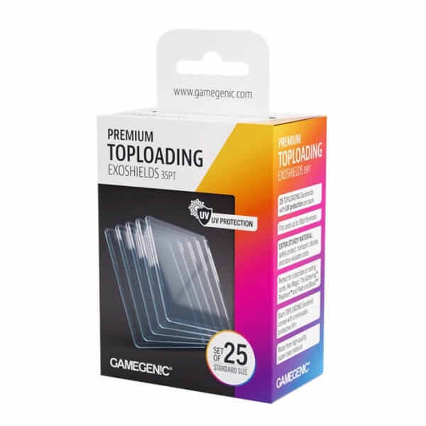 Toploader Gamegenic Premium Toploading Exoshields 35pt - 25 ks