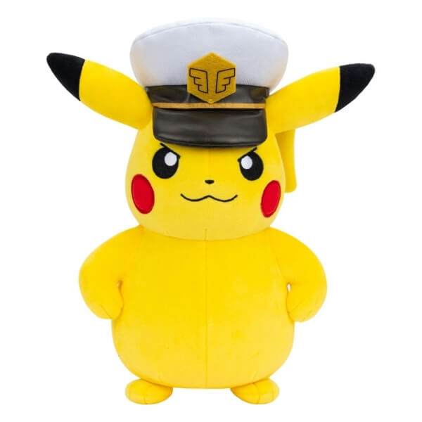 Pokémon plyšák Captain Pikachu - 20 cm