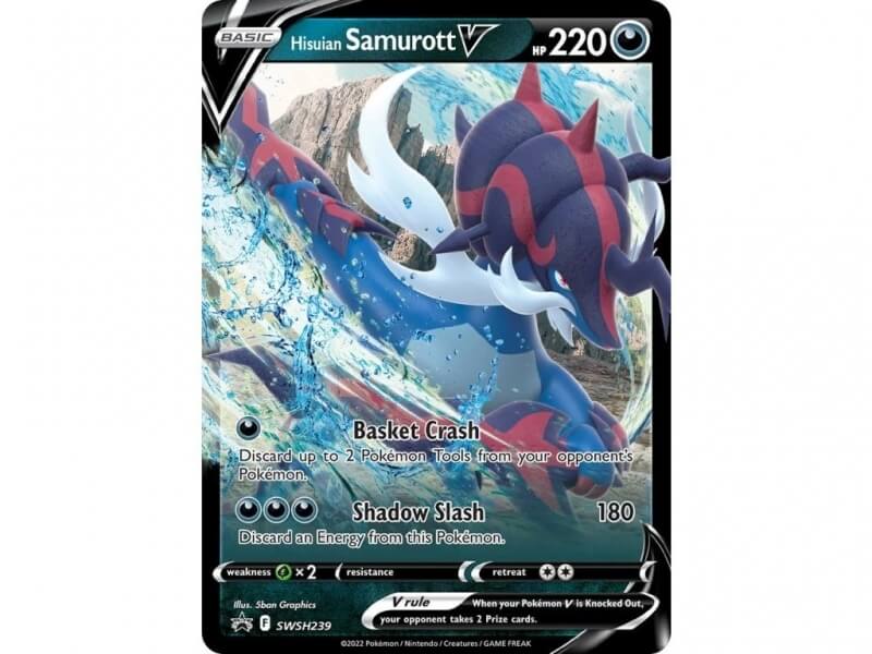 Pokémon karta Hisuian Samurott V
