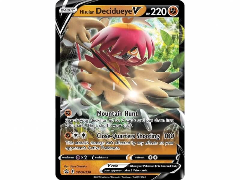 Pokémon karta Hisuian Decidueye V