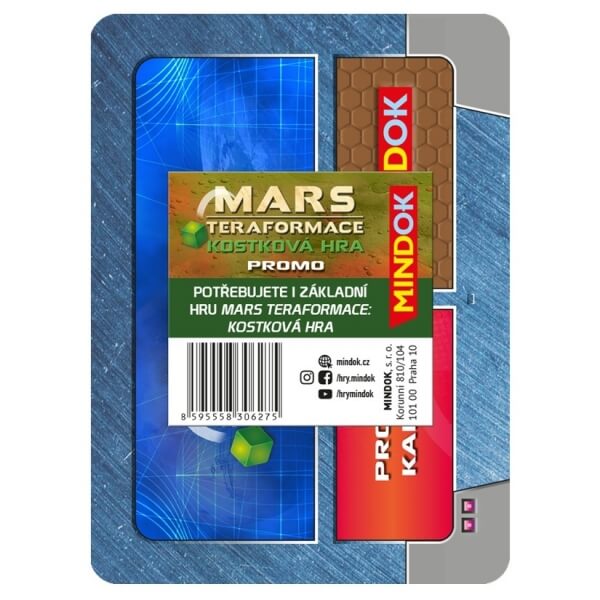 Mars: Teraformace - Kostková hra promo karty (17 karet)
