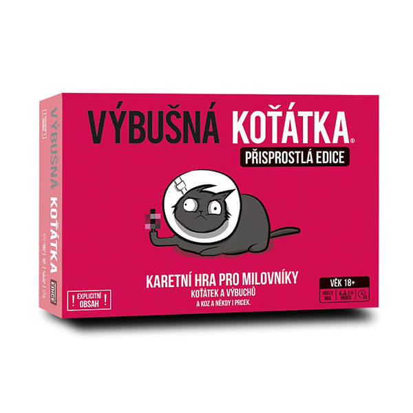 Výbušná koťátka - přisprostlá edice - růžová