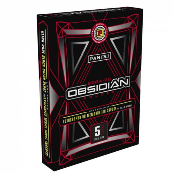2024-2025 Panini Obsidian Soccer Hobby Box International - fotbalové karty
