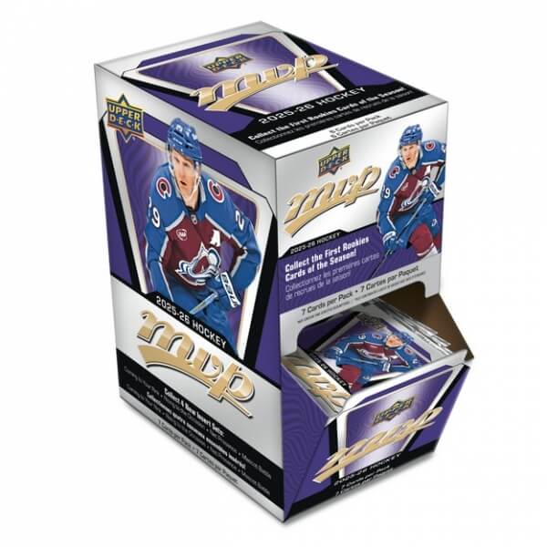 2025-2026 NHL Upper Deck MVP Gravity Feed Box - hokejové karty