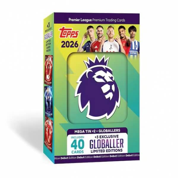 2025-2026 Topps Premier League Mega Tin #2 Globaller zelená - fotbalové karty