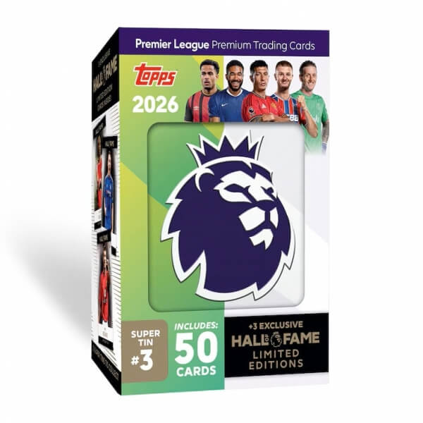 2025-2026 Topps Premier League Super Tin #3 zelená - fotbalové karty