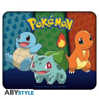 Pokémon podložka pod myš - Kanto Starters