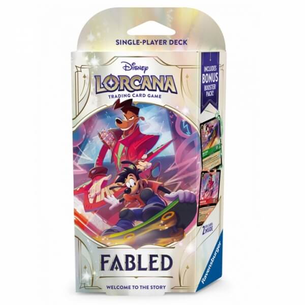 Disney Lorcana TCG: Fabled - Starter Deck - Powerline a Max Goof (Emerald a Ruby)