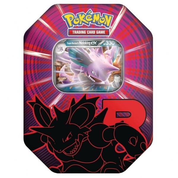 Plechovka Pokémon Team Rocket Tin - Nidoking ex