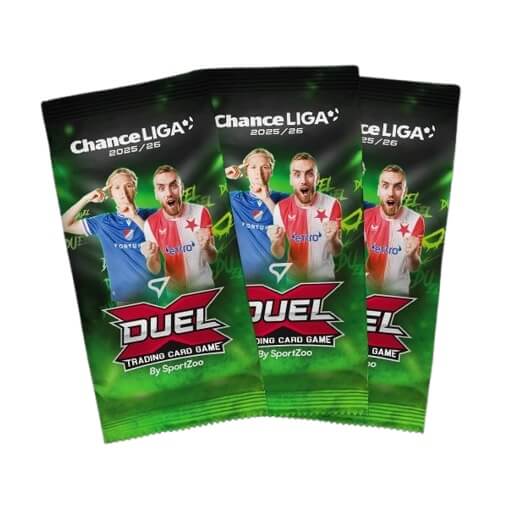Fotbalové karty Chance Liga 2025/26 TCG Duel Retail balíček