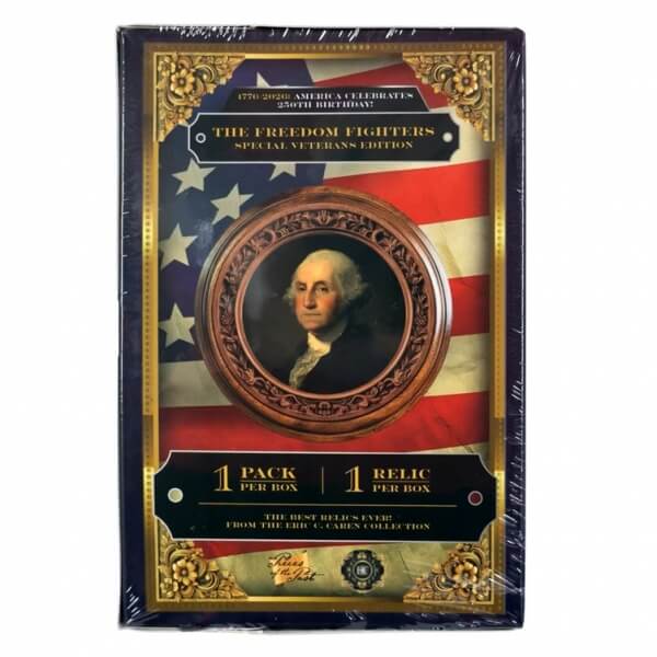 2025  Pieces of the Past 1776: The Freedom Fighters Veterans Edition Hobby Box