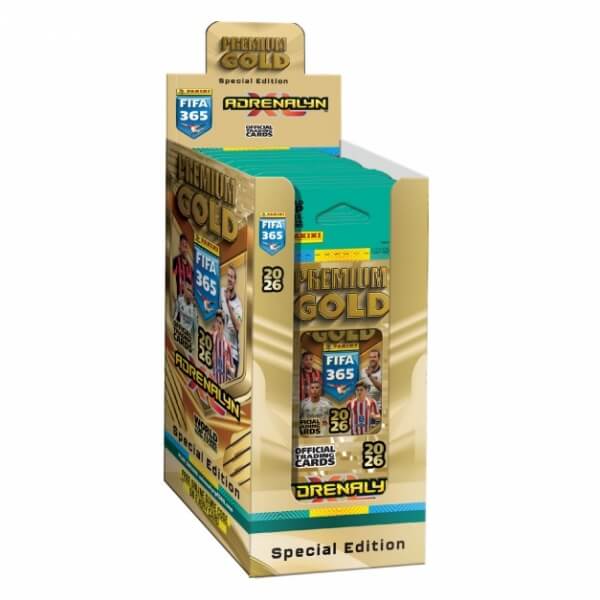 Fotbalové karty Panini FIFA 365 2025/2026 Adrenalyn Gold Box