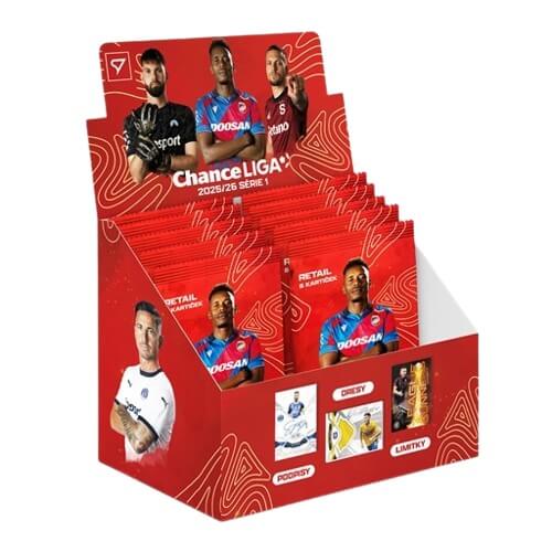 Fotbalové karty Chance liga 2025-2026 1. série Retail box