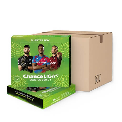 Fotbalové karty Chance liga 2025-2026 1. série Blaster case