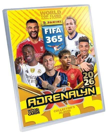 Fotbalové album na karty Panini FIFA 365 2025/2026 Adrenalyn - Binder