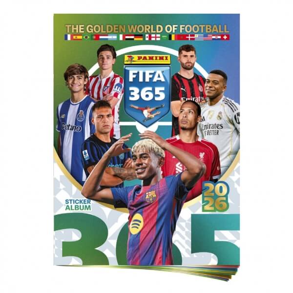Fotbalové album na samolepky Panini FIFA 365 2025/2026 - 2. jakost