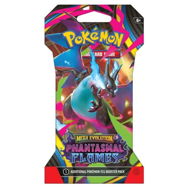 Pokémon Mega Evolution Phantasmal Flames Sleeved Booster