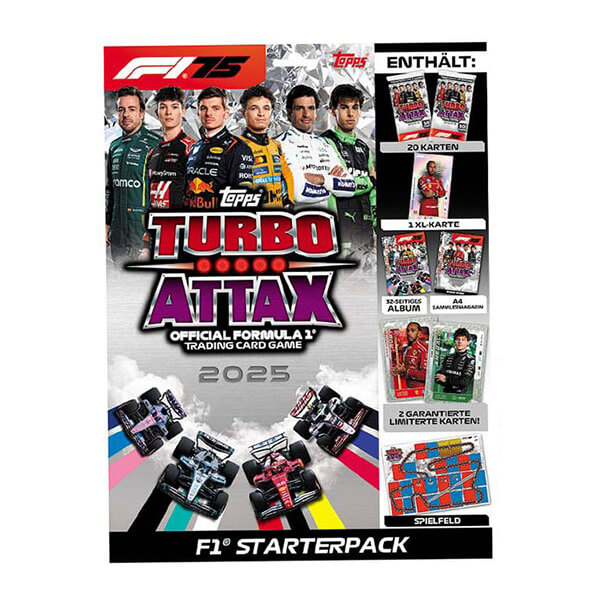 2025 Topps Turbo Attax F1 Formule 1 Starter Pack - DE