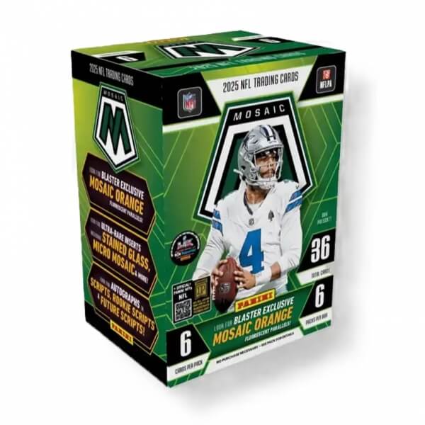 2025 Panini Mosaic NFL Football Blaster Box - karty amerického fotbalu
