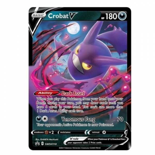 Pokémon karta Crobat V z Trainers Toolkit
