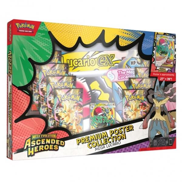 Pokémon Ascended Heroes Premium Poster Collection Mega Lucario