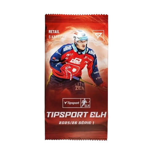 Hokejové karty Tipsport ELH 25/26 Retail balíček 1. série