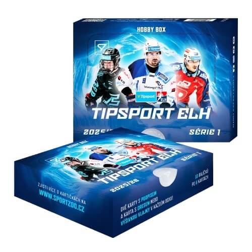 Hokejové karty Tipsport ELH 25/26 Hobby box 1. série