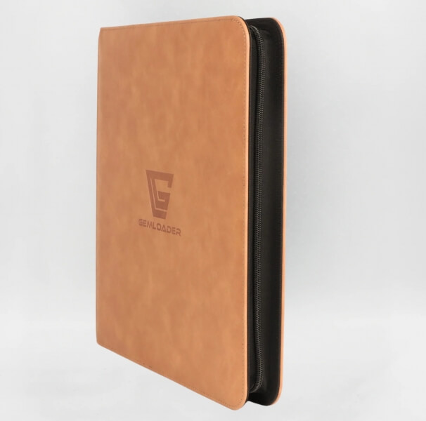 Album Gemloader Premium Traditional Sleeved Binder (480 kapes 3x4) Hazel
