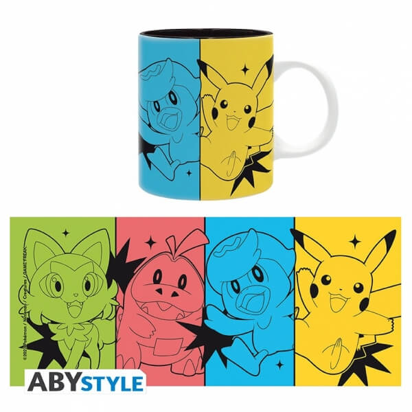 Hrneček Pokémon - Starters + Pikachu