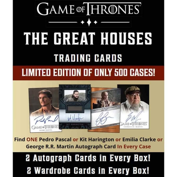 2025 Game Of Thrones: The Great Houses Trading Cards Booster 